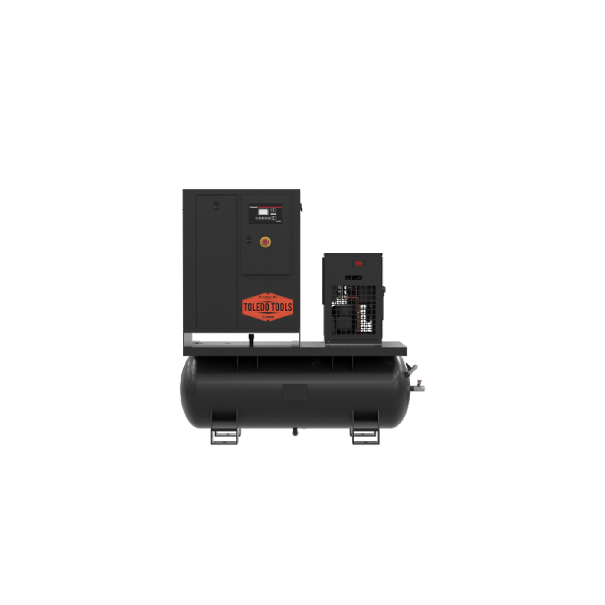 FS-Curtis TT07 UltraPack  3-Phase 230V, 7.5 HP, Rotary Screw Air Compressor, 53 Gallon, 150PSI, 23.7CFM
